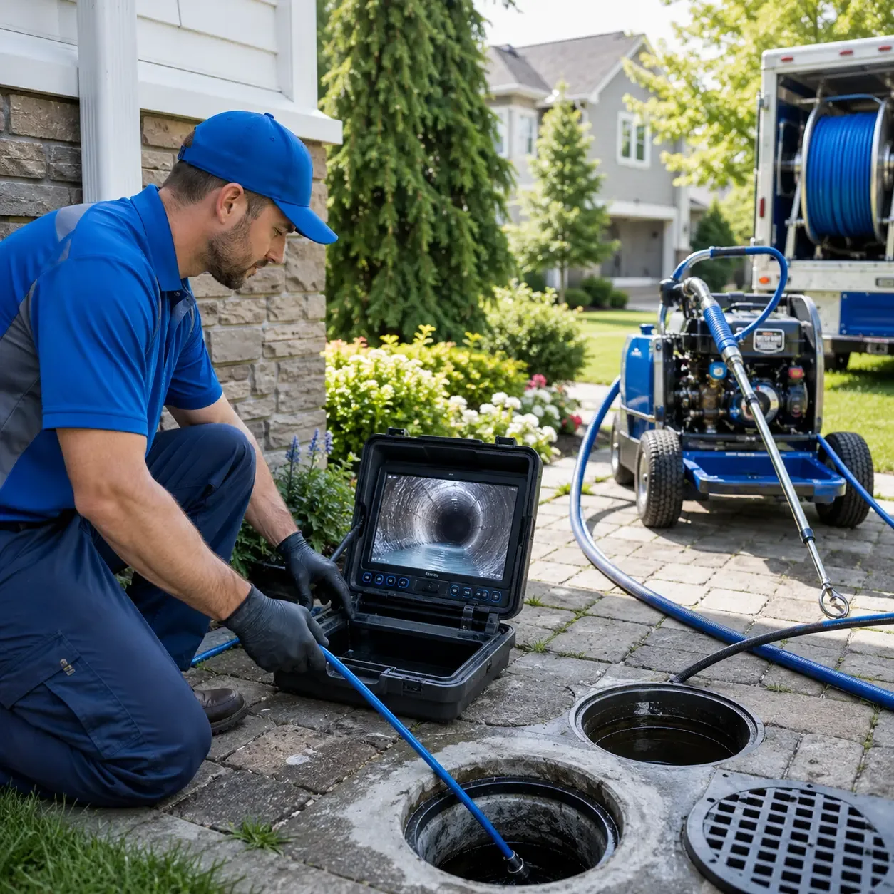 Outdoor drain cleaning professionals serving Golf, IL
